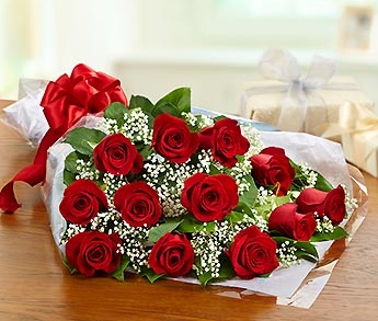 Red Roses Bouquet Example of Flower Order for Graduation